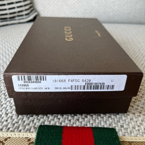 Gucci Wallet GG Canvas PVC AUTHENTIC - Picture 2 of 7